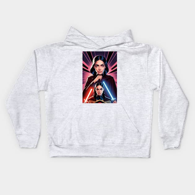 THE SQUAD- ALEXANDRIA OCASIO-CORTEZ 5 Kids Hoodie by truthtopower